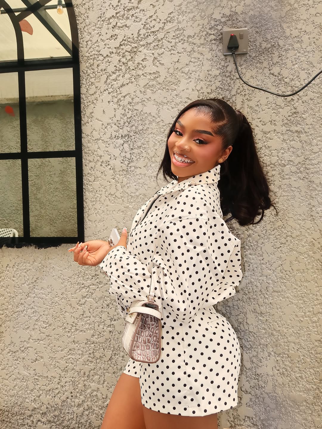 Monroe Polka Dot Two-Piece Short Set