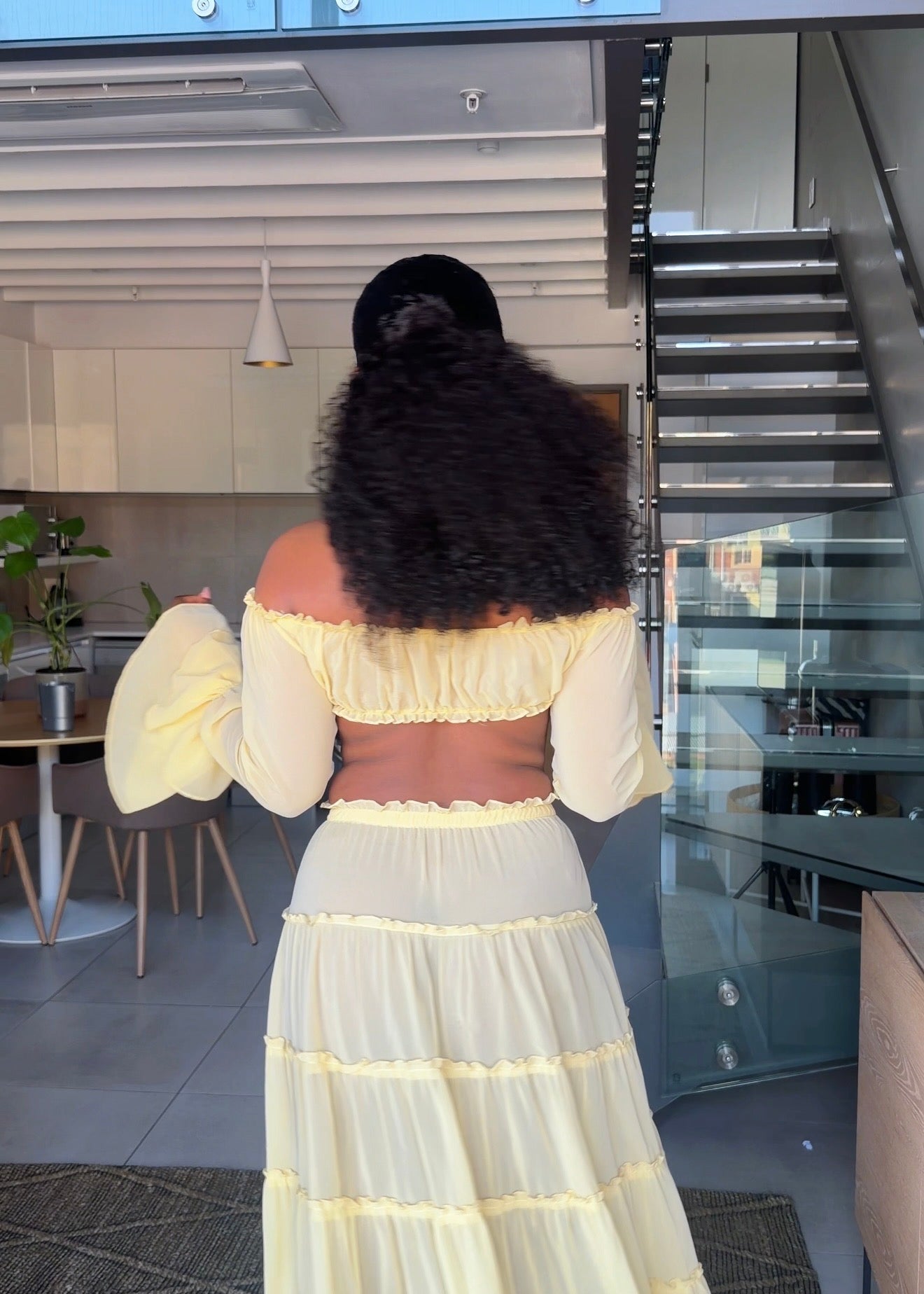 Isla Ivory Two-Piece Maxi Set