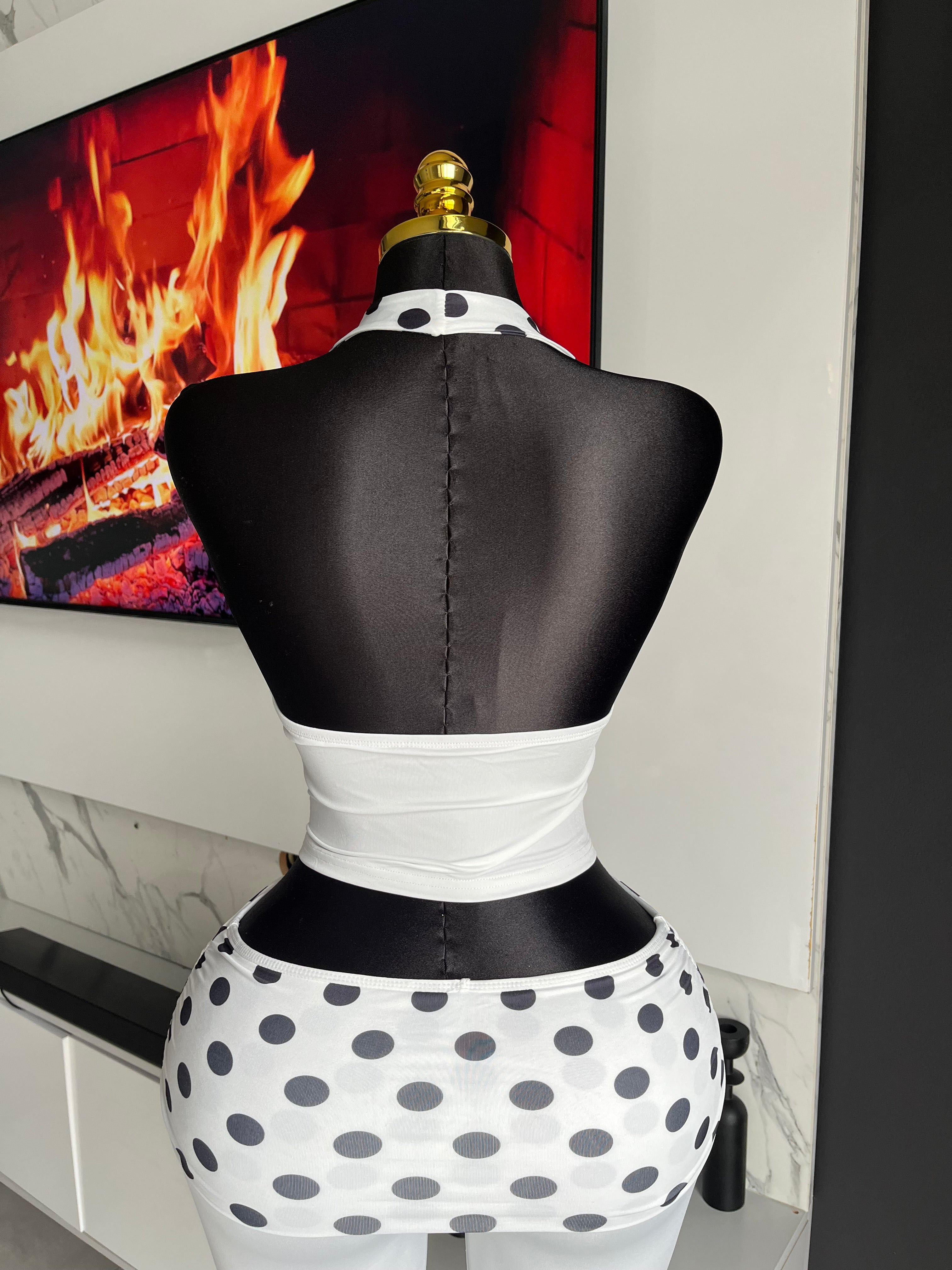 Gia Polka Dot Capri Set