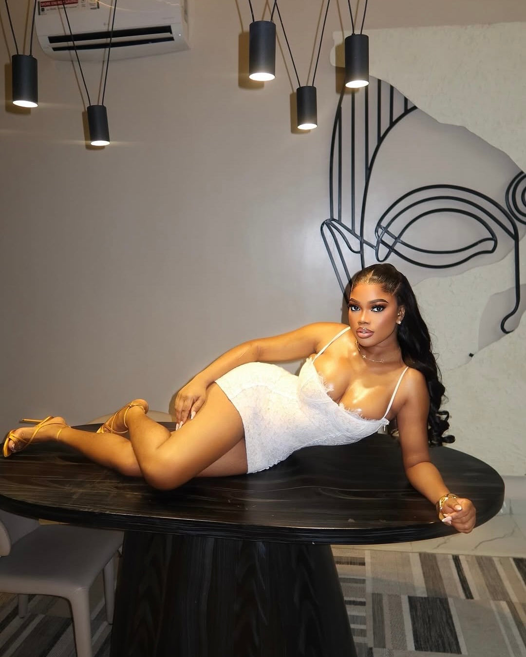 Vitals Lace Corset Bodycon Mini Dress