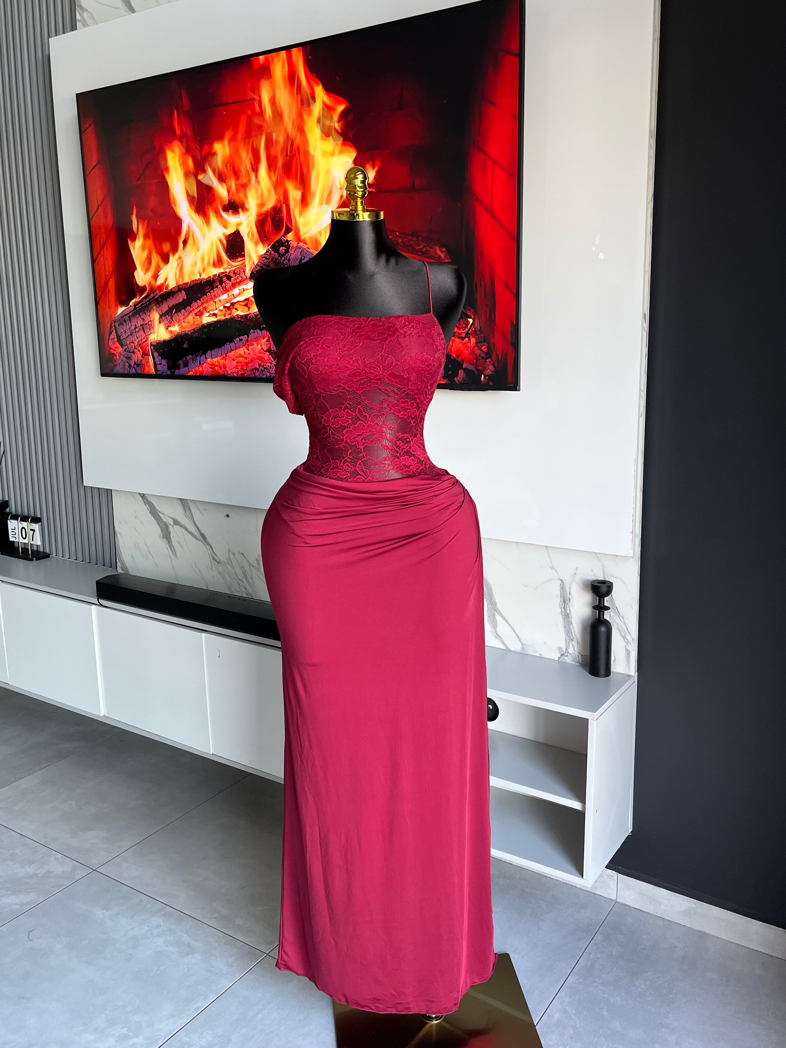 Natasha Lace Maxi Gown