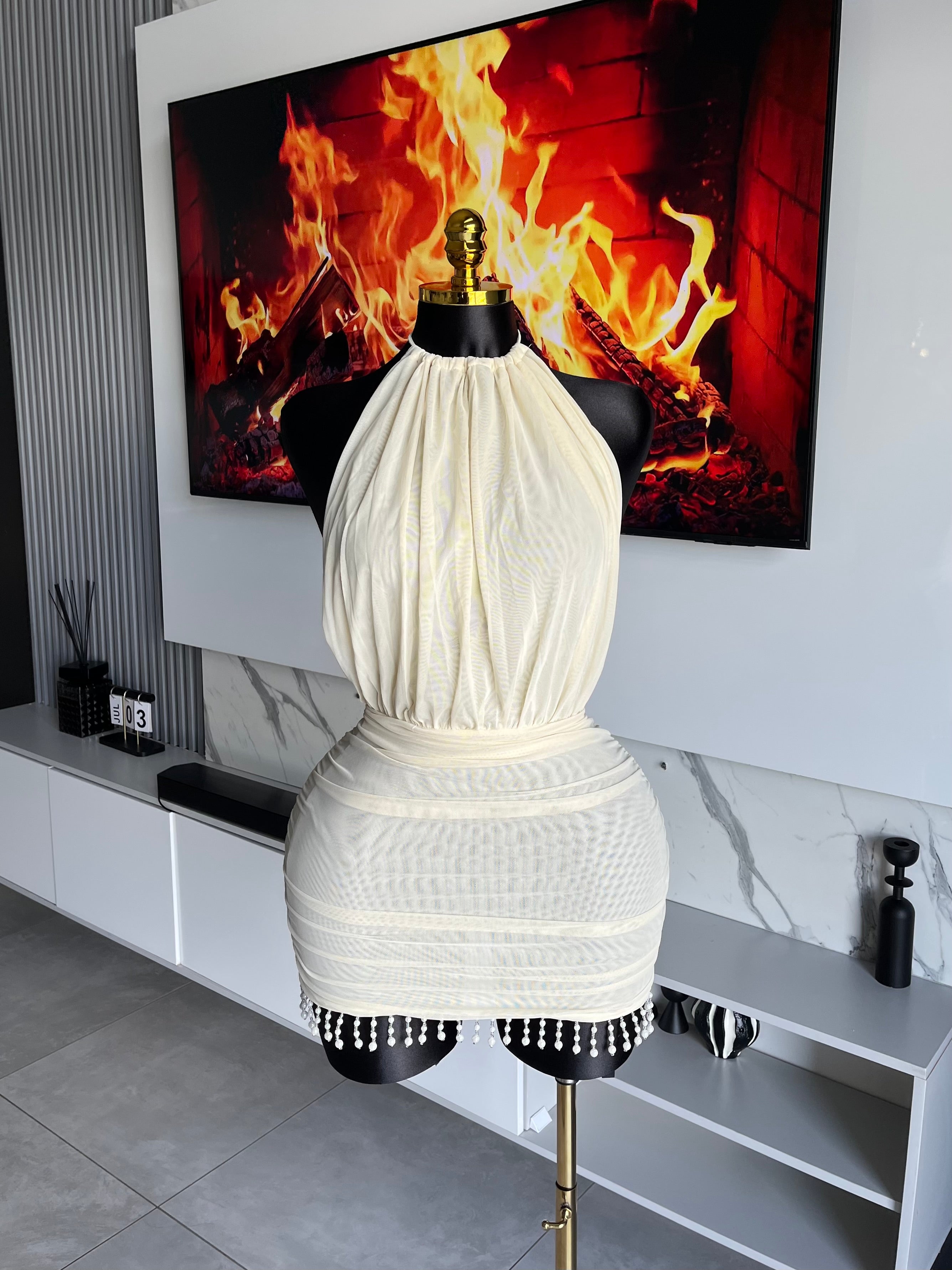 Oluna Sheer Mini Dress