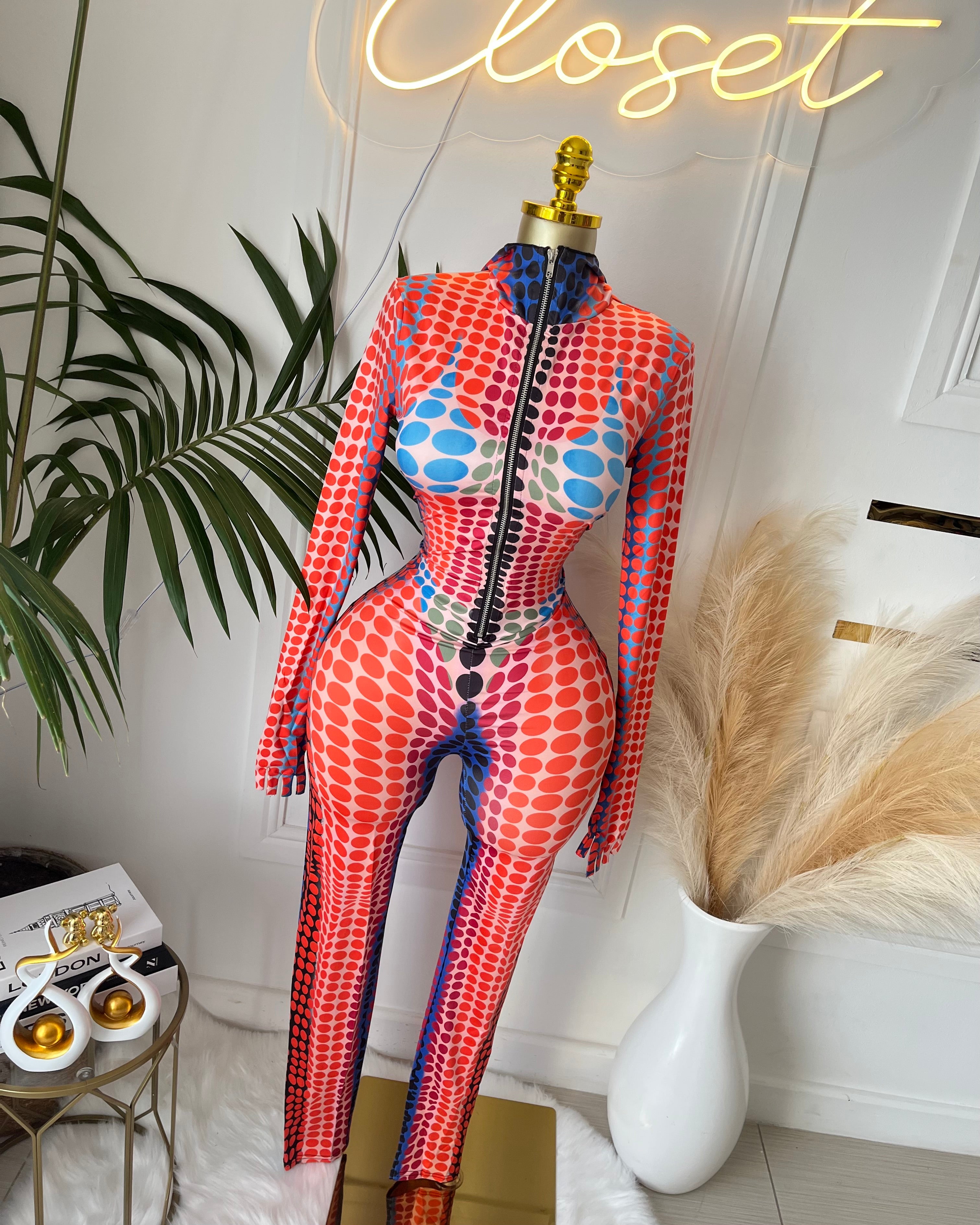 Ivy Printed Jumpsuit
