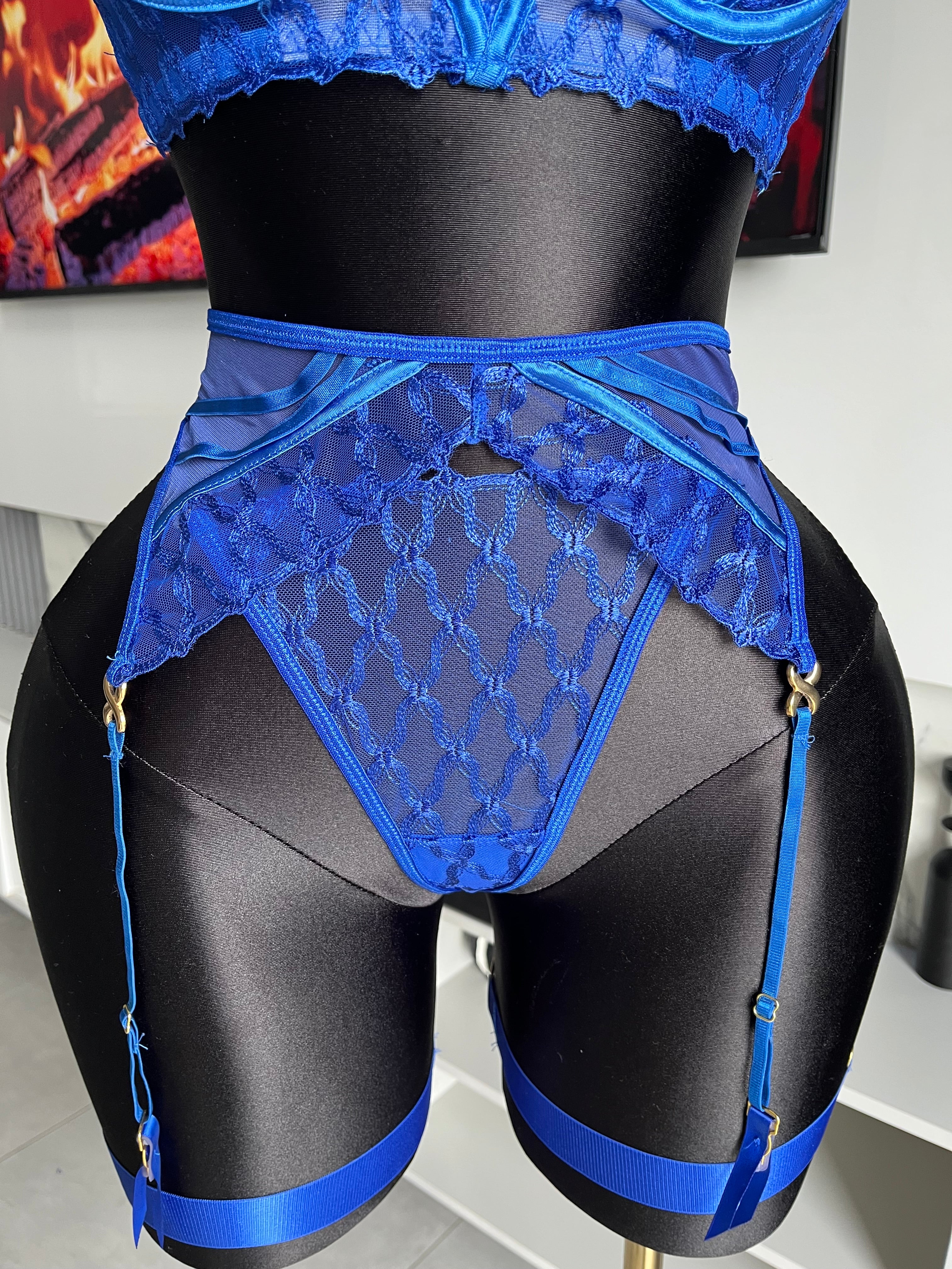 All My Love Blue Lace Lingerie Set
