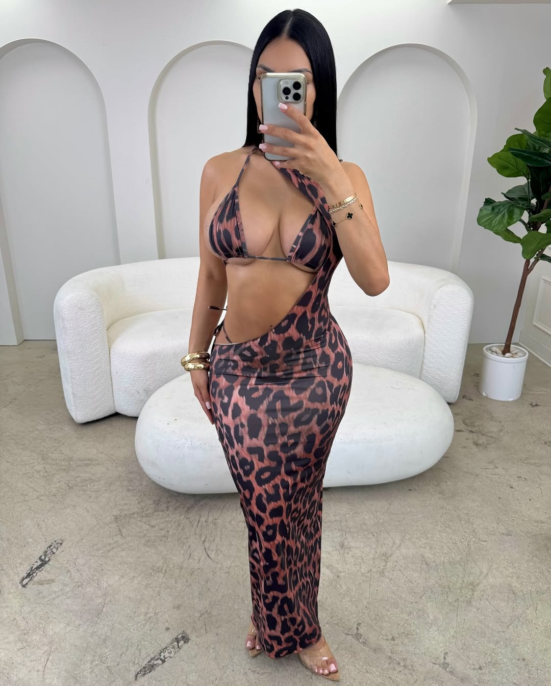 Savage Jungle Mesh Skirt Set