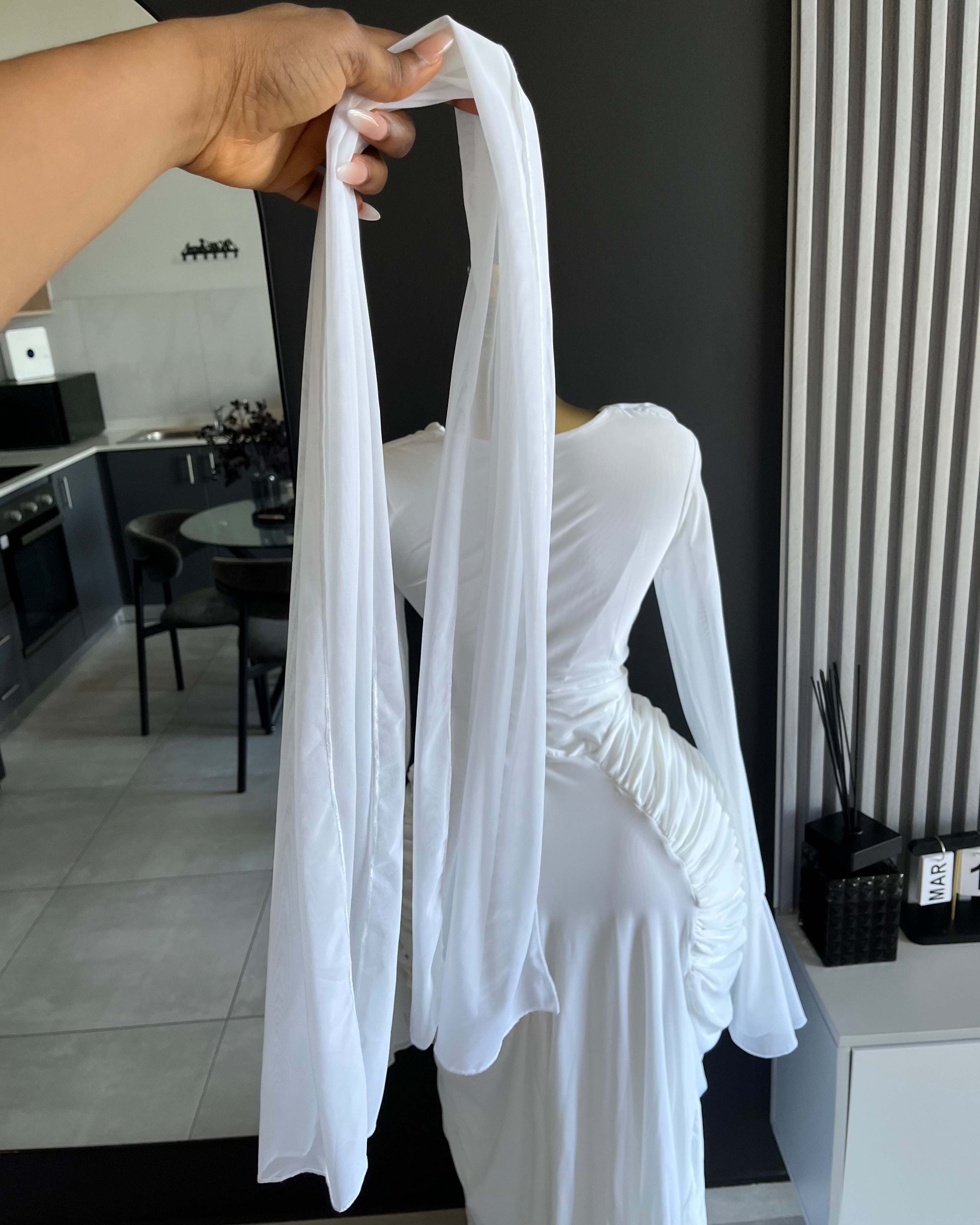 Olivette Draped Maxi Dress