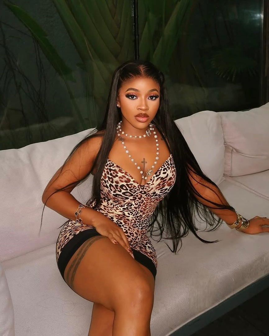 Savannah Leopard Mini Dress