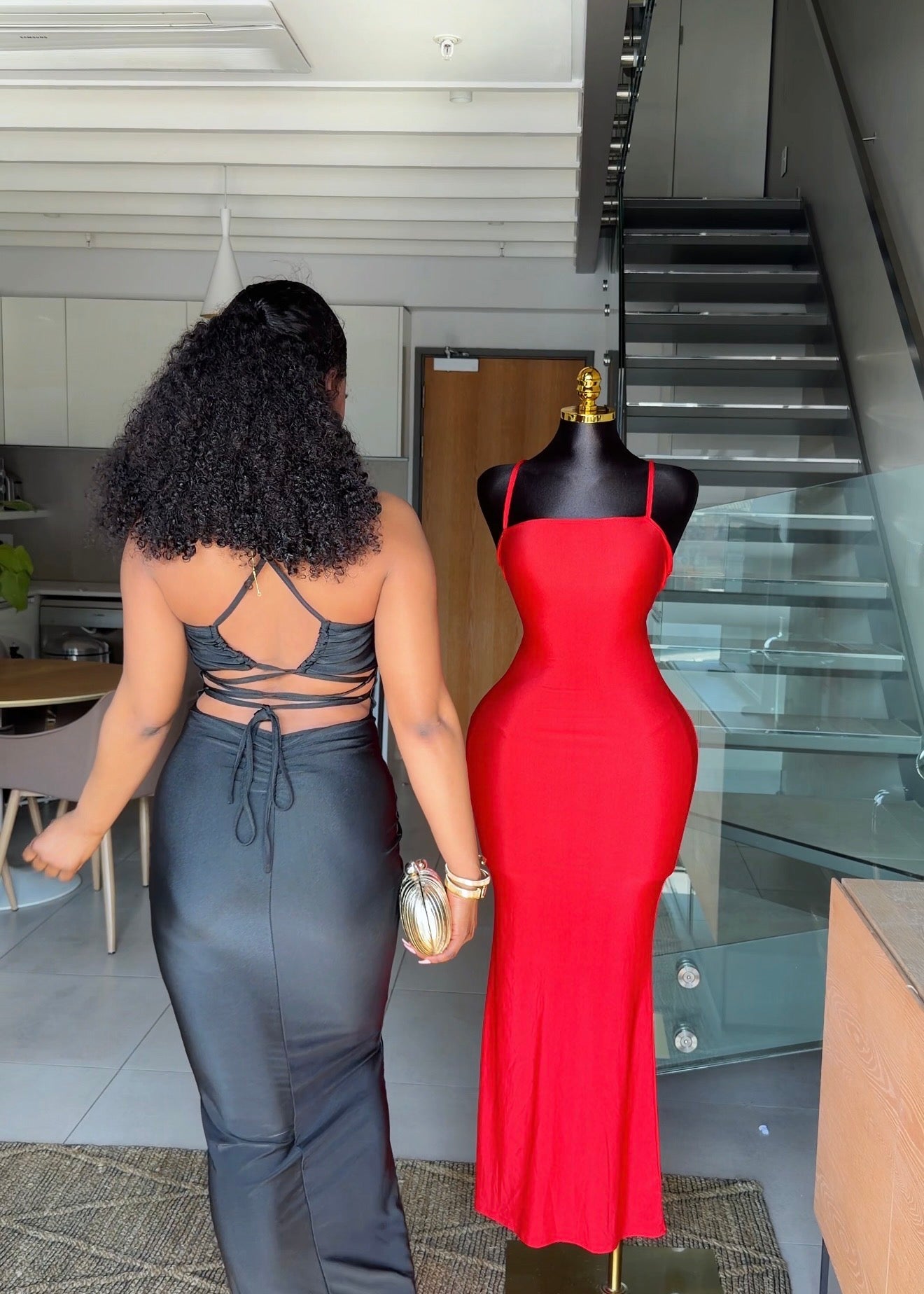 Nadia Open-Back Maxi Dress