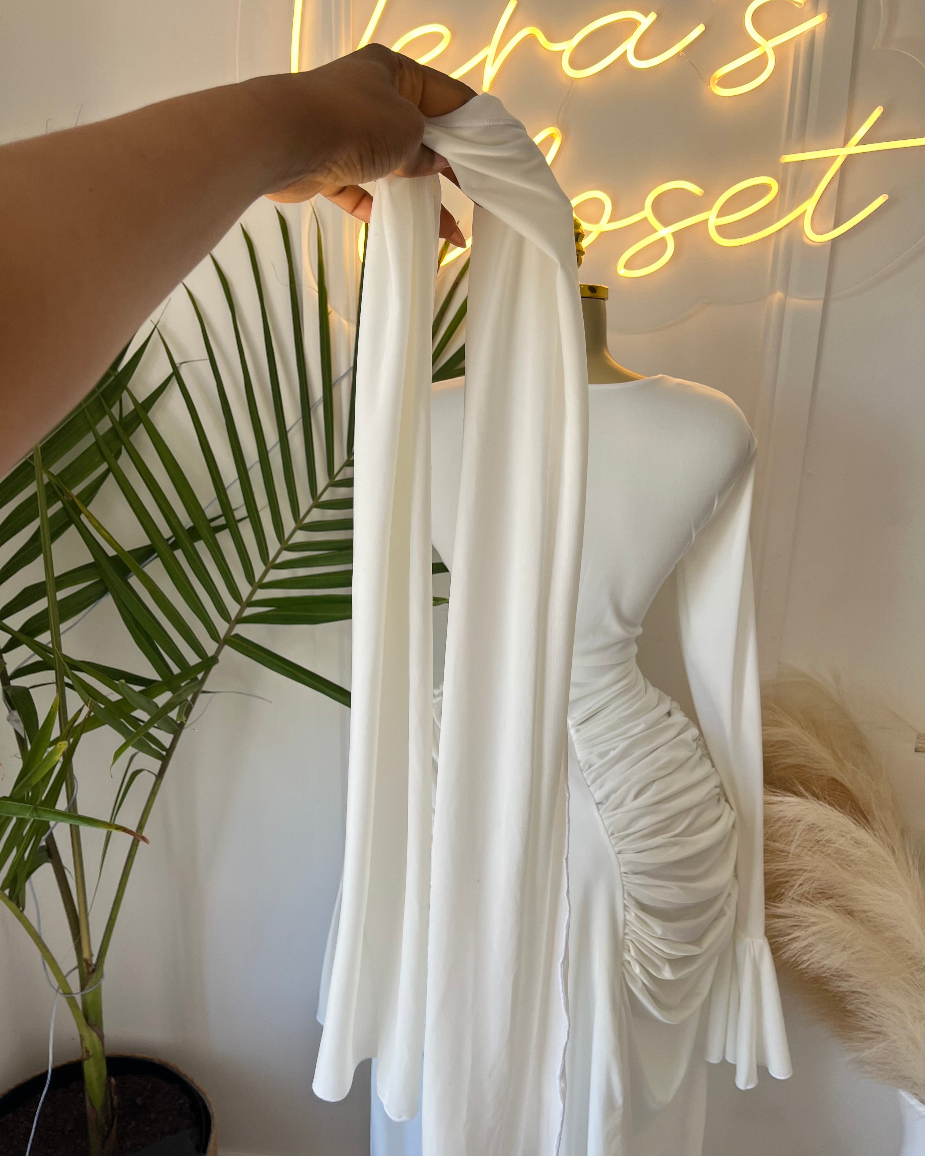 Olivette Draped Maxi Dress