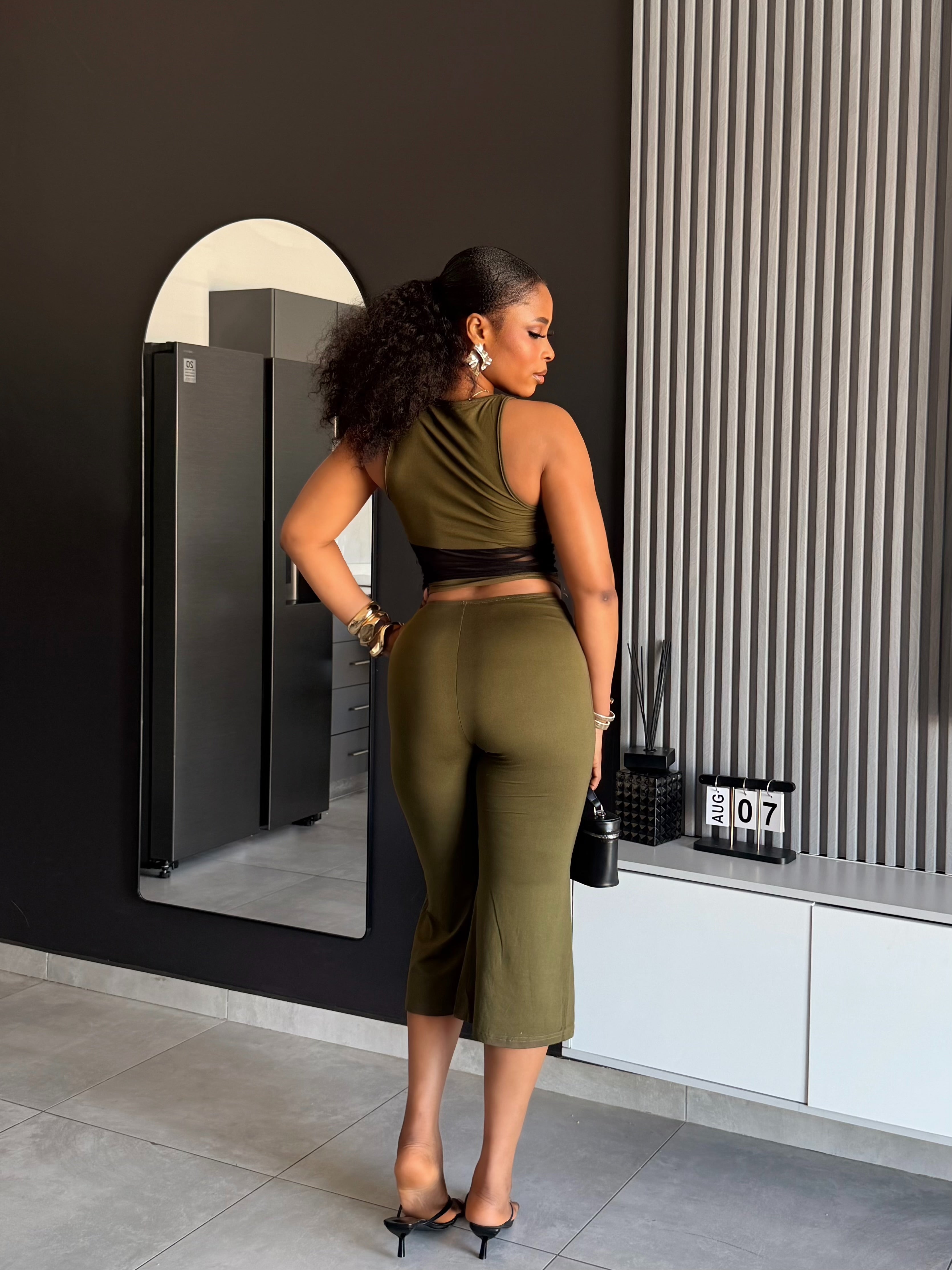Kaia Contour Flare Two-Piece Set