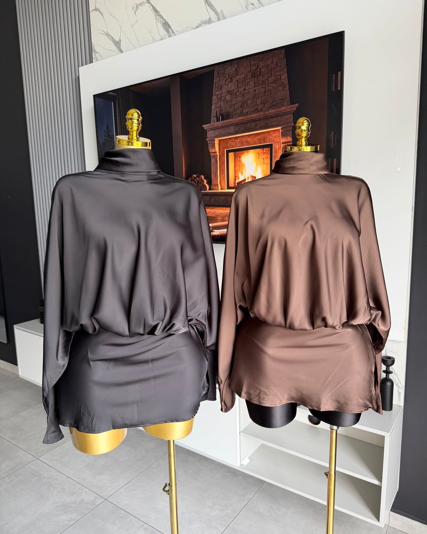 Aluna Satin Mini Dress