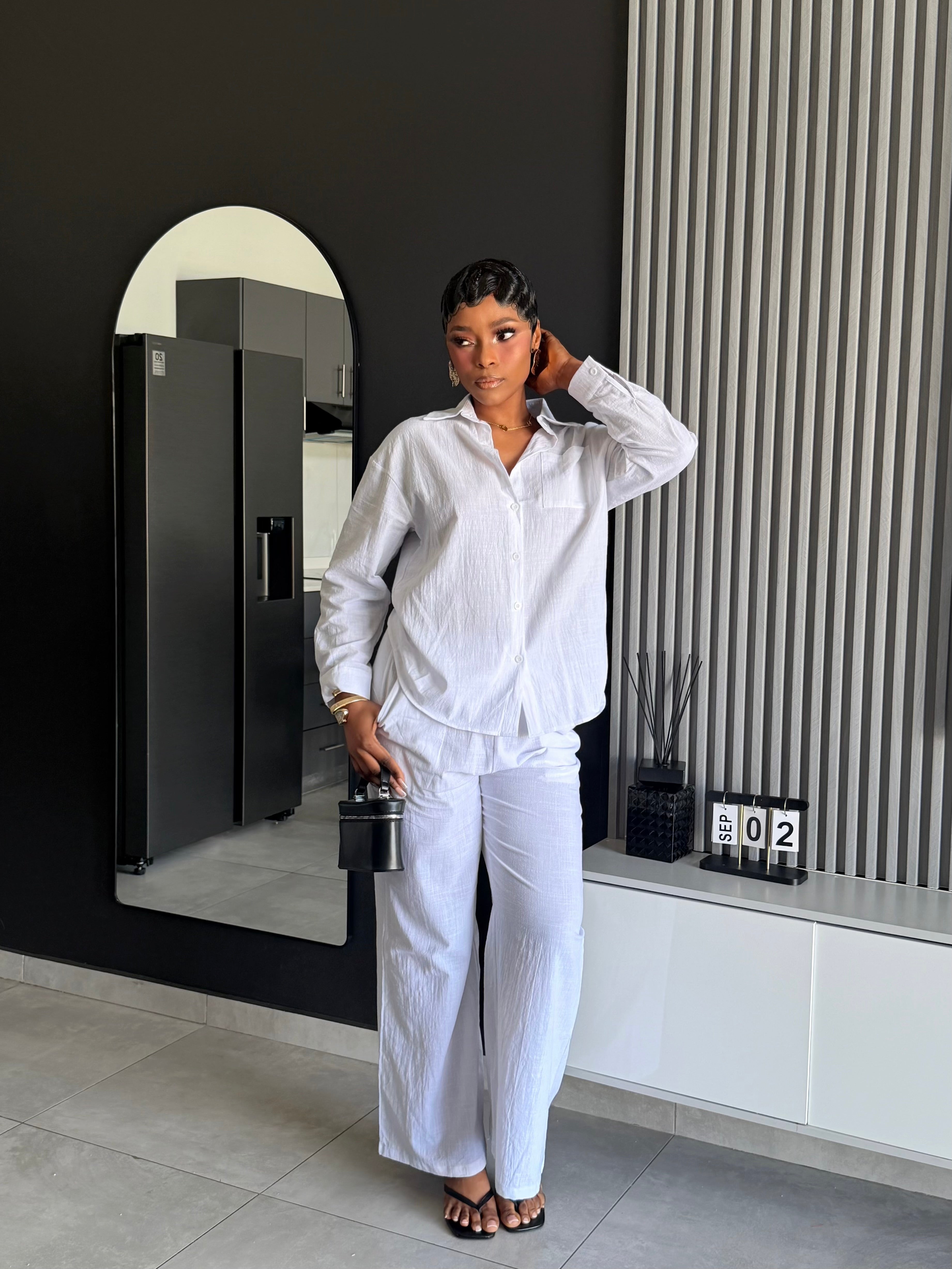 Solene Linen Lounge Set