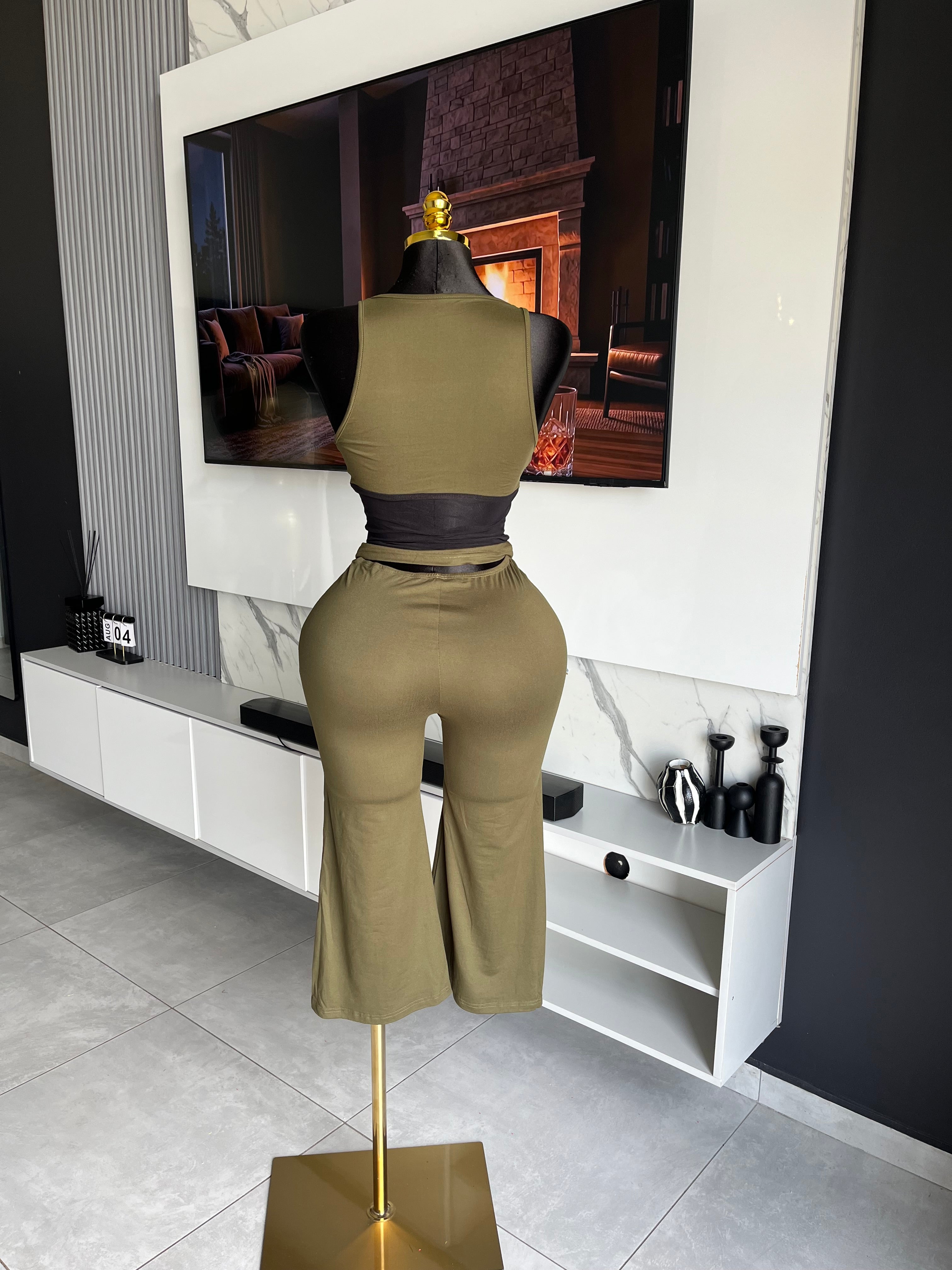 Kaia Contour Flare Two-Piece Set