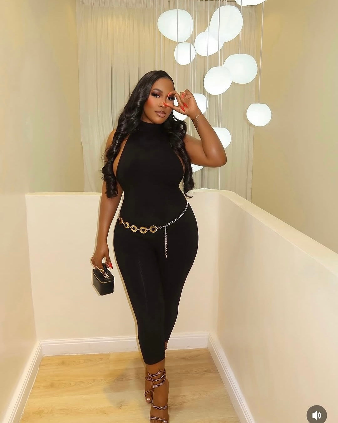 Noir Halter Jumpsuit