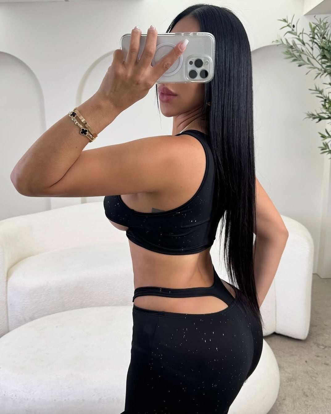 Daniella Cut-Out Sparkle Co-Ord Set