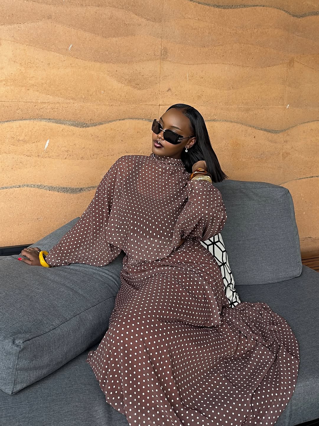 Sienna Polka Dot Maxi Dress