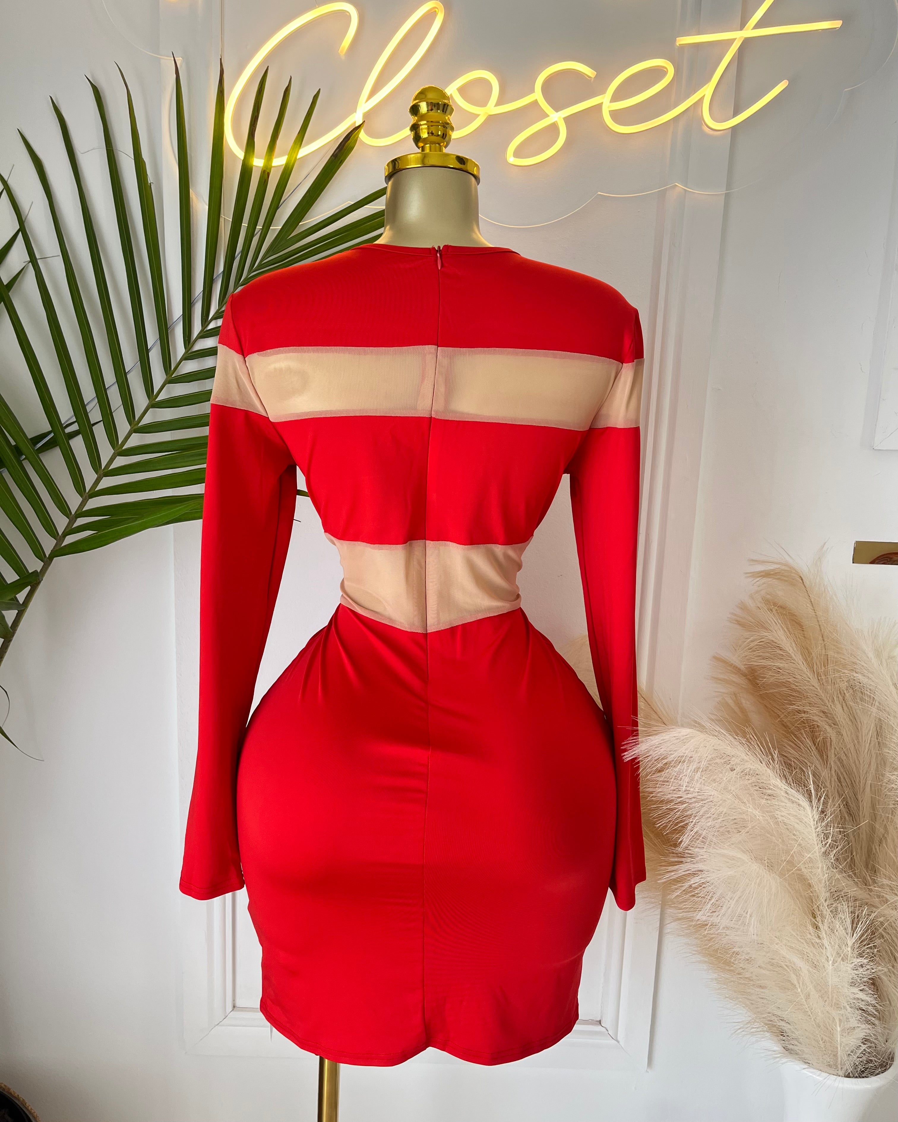 Essential Cut-Out Mini Dress