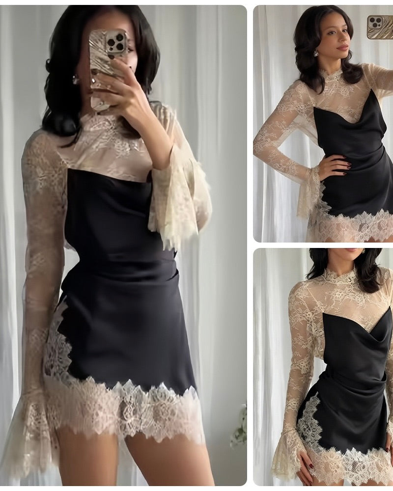Mallory Satin Mini Dress