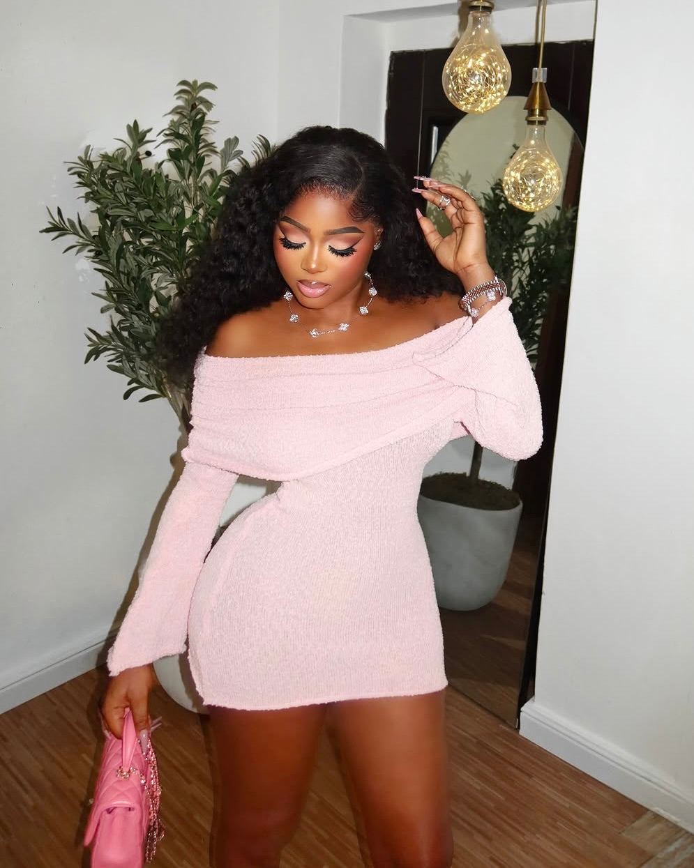 Karol Off-Shoulder Mini Dress