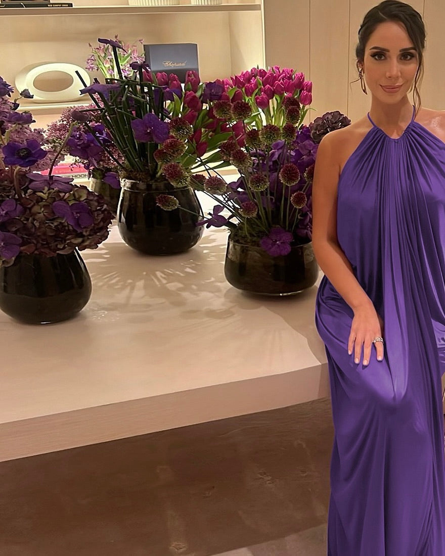 Zariah Draped Maxi Dress