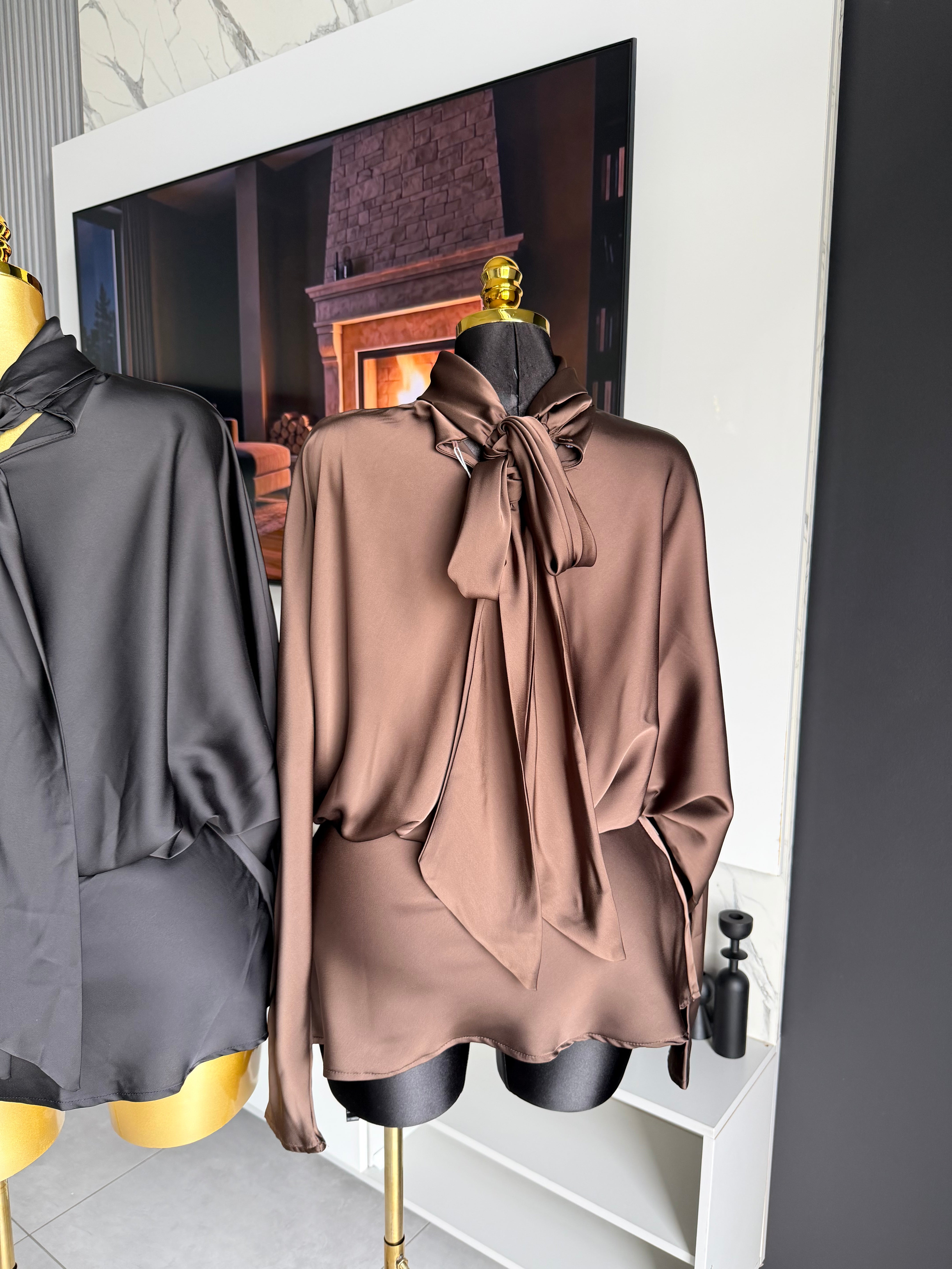 Aluna Satin Mini Dress