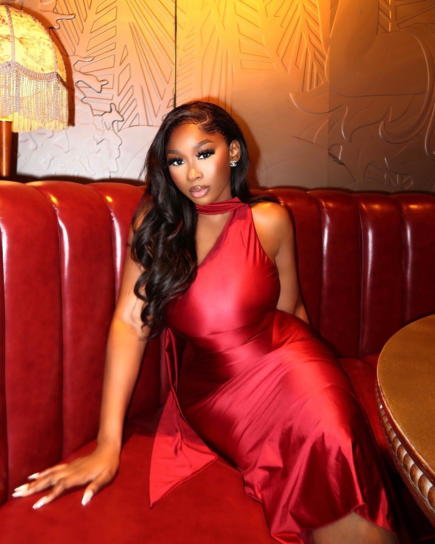 Reign Satin One Midi Dress