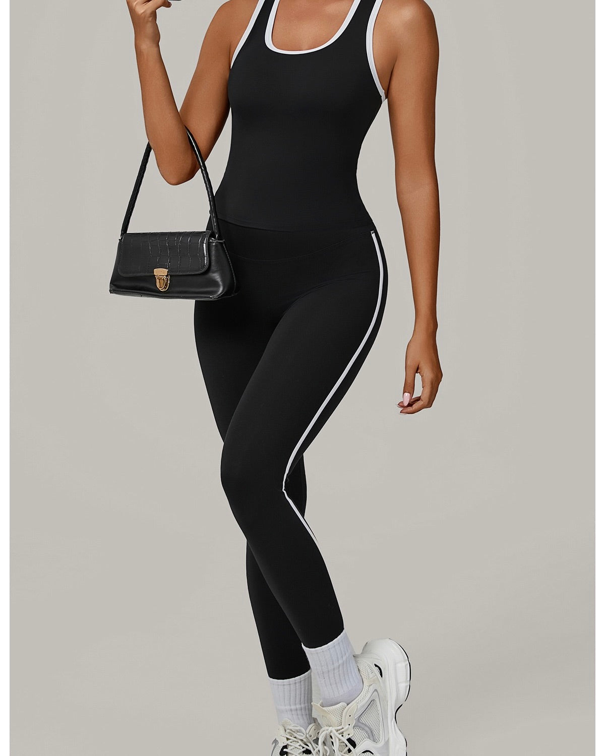 Lizel Sporty Contrast Trim Pant Set