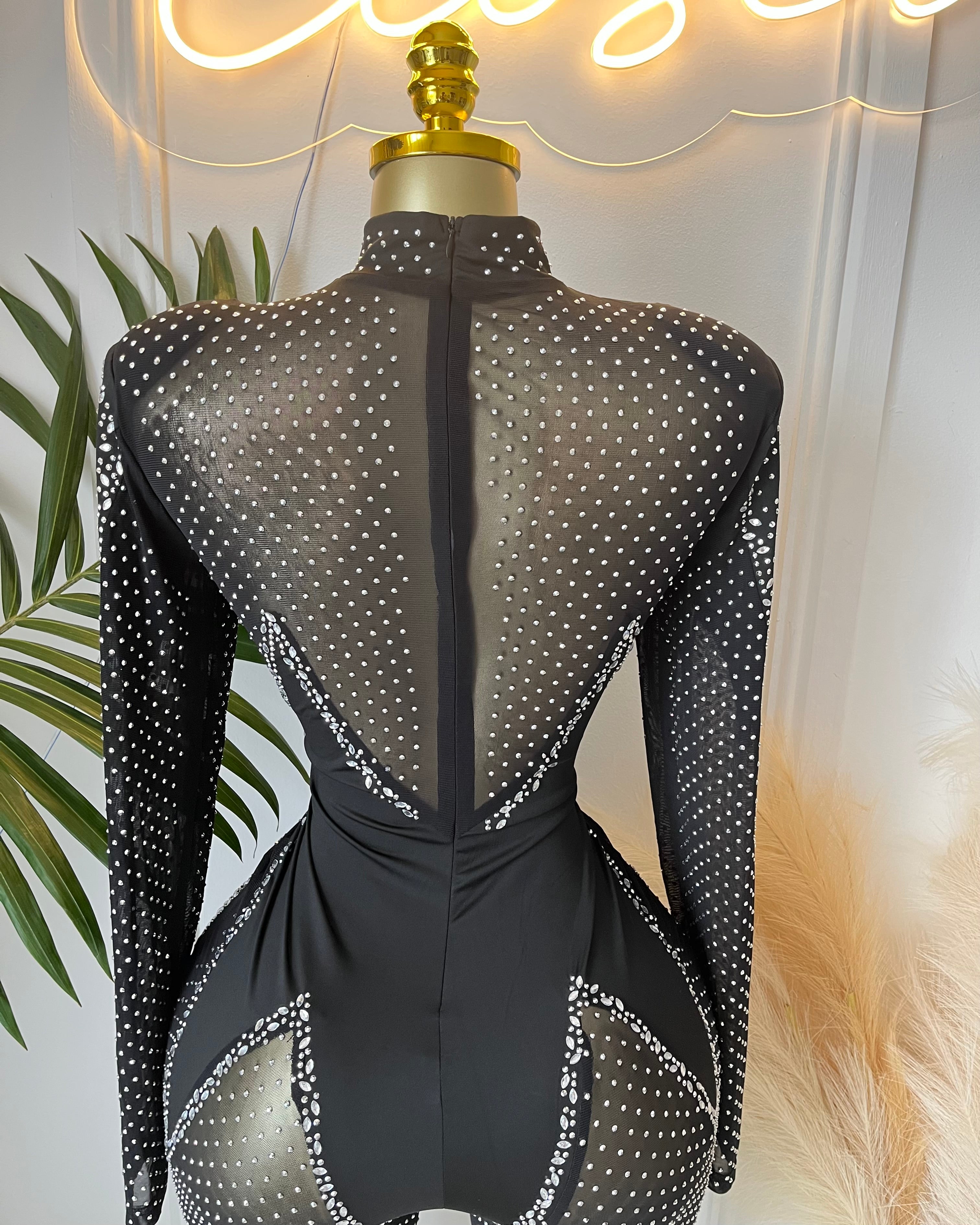 Galaxy Rhinestone Jumpsuit