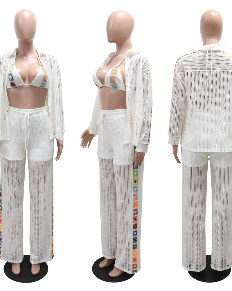Luna Crochet Cover-Up Set