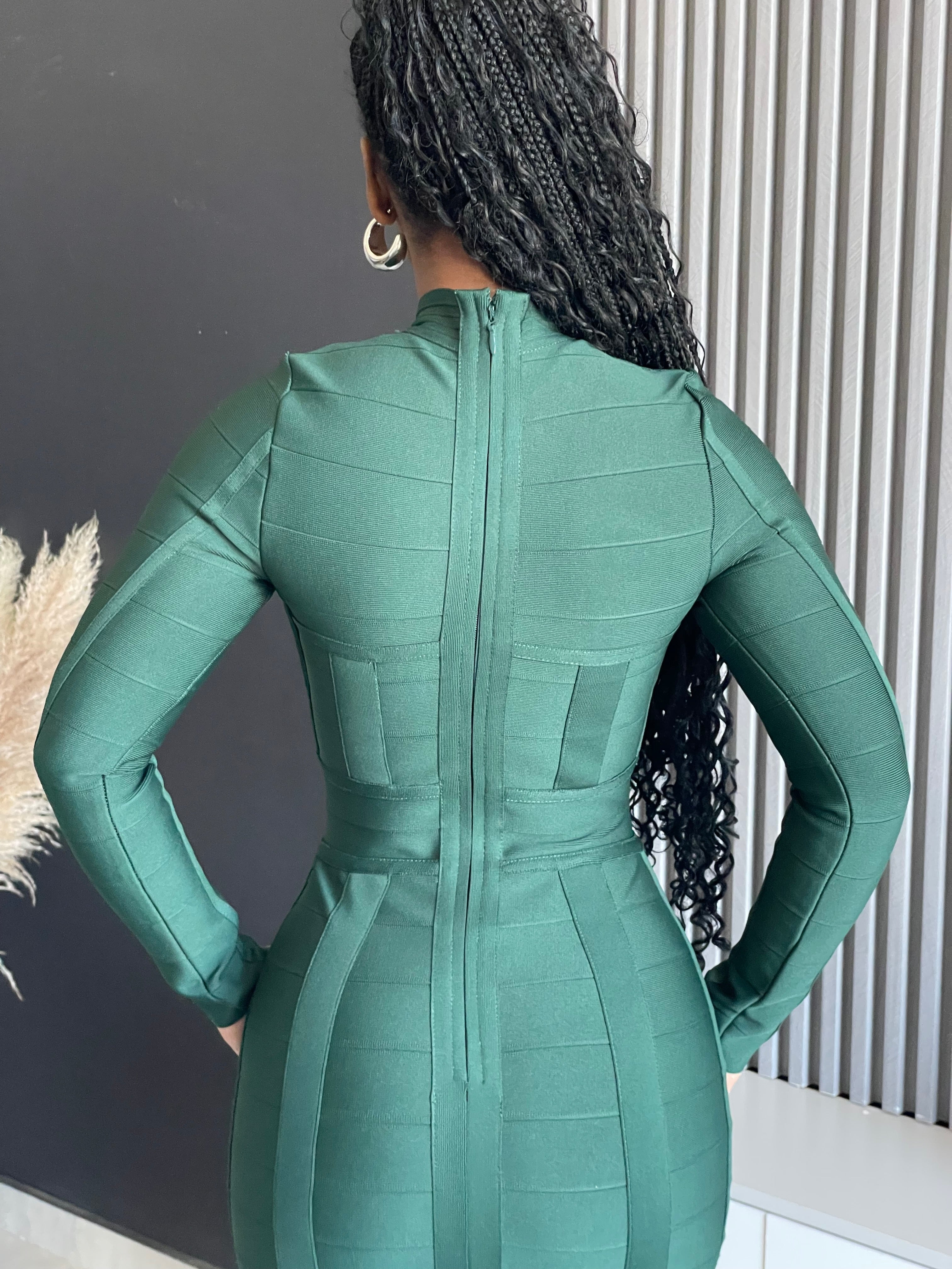 Louvre Bandage Midi Dress