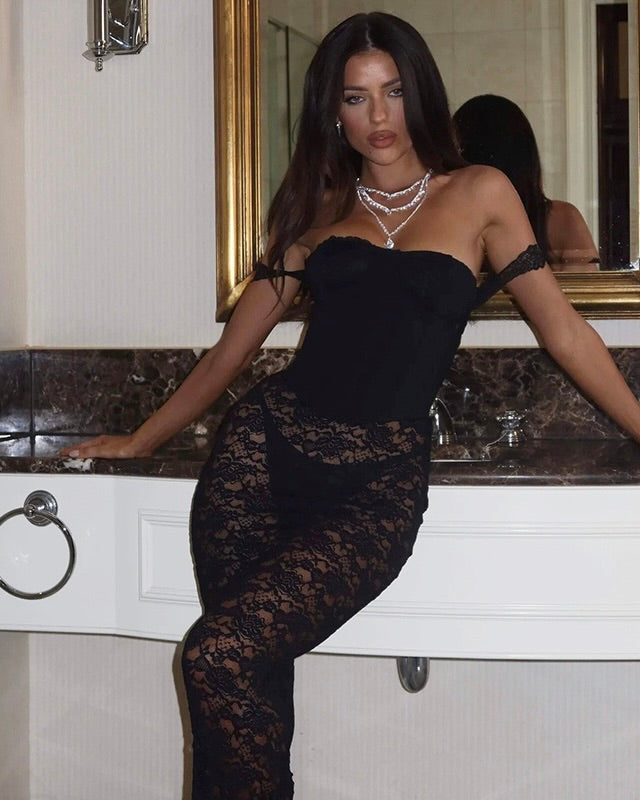 Desire Lace Skirt Set