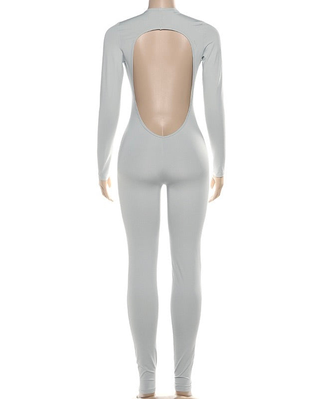 Brie Deep Plunge Jumpsuit