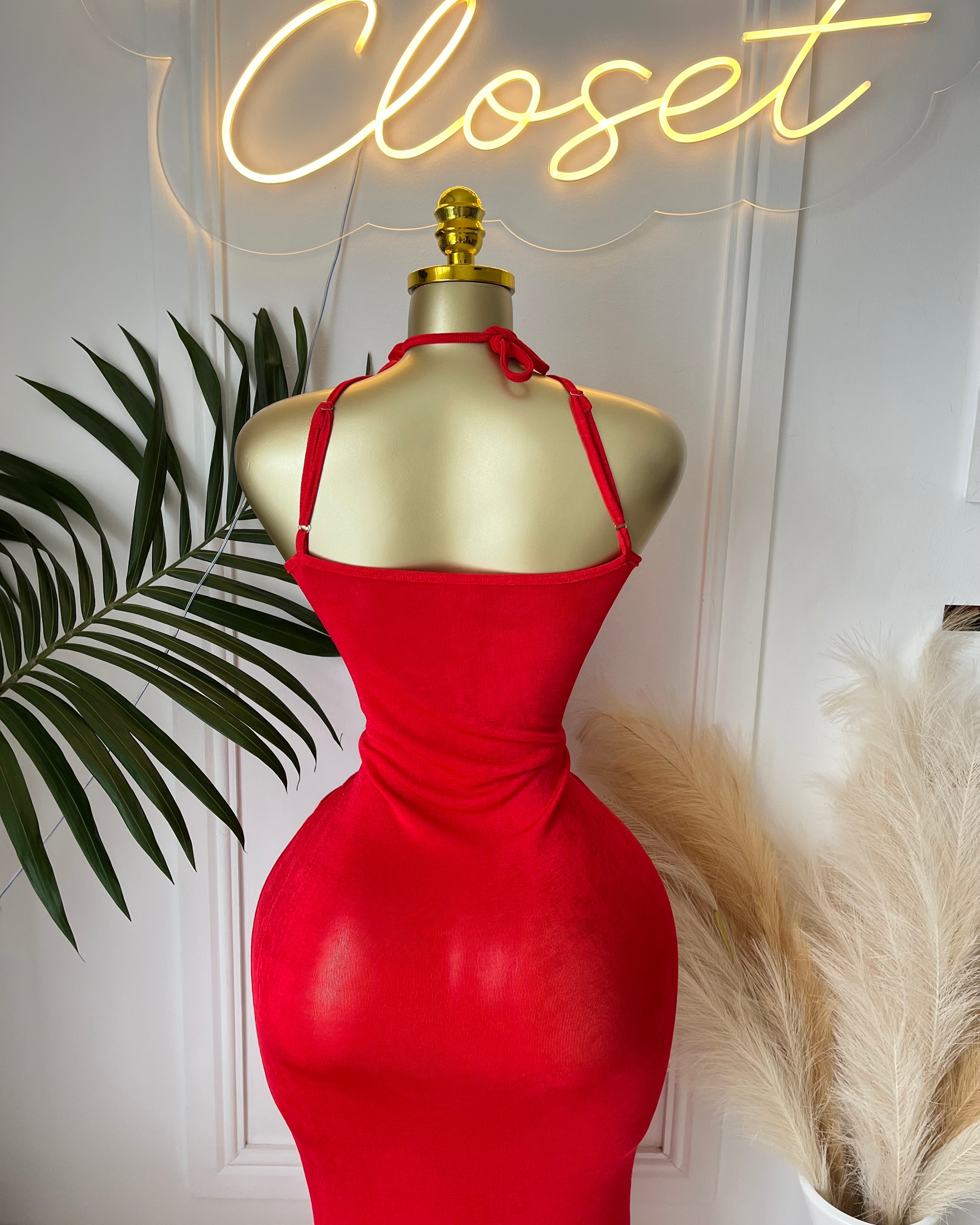 Scarlet Rose Maxi Dress