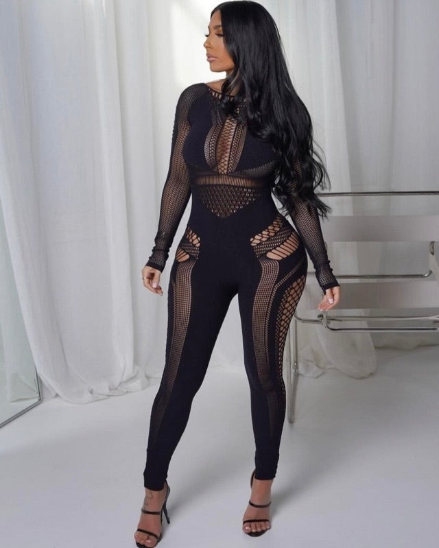 Lure Mesh Jumpsuit