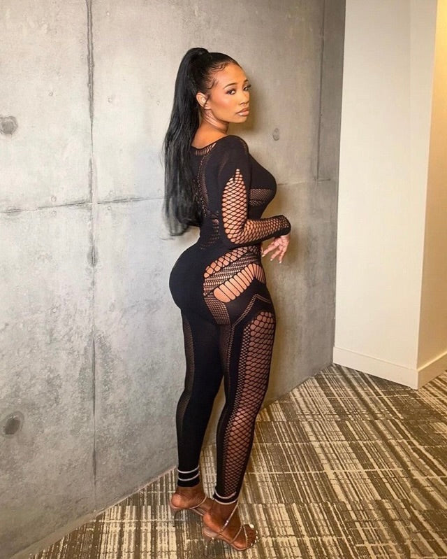 Lure Mesh Jumpsuit