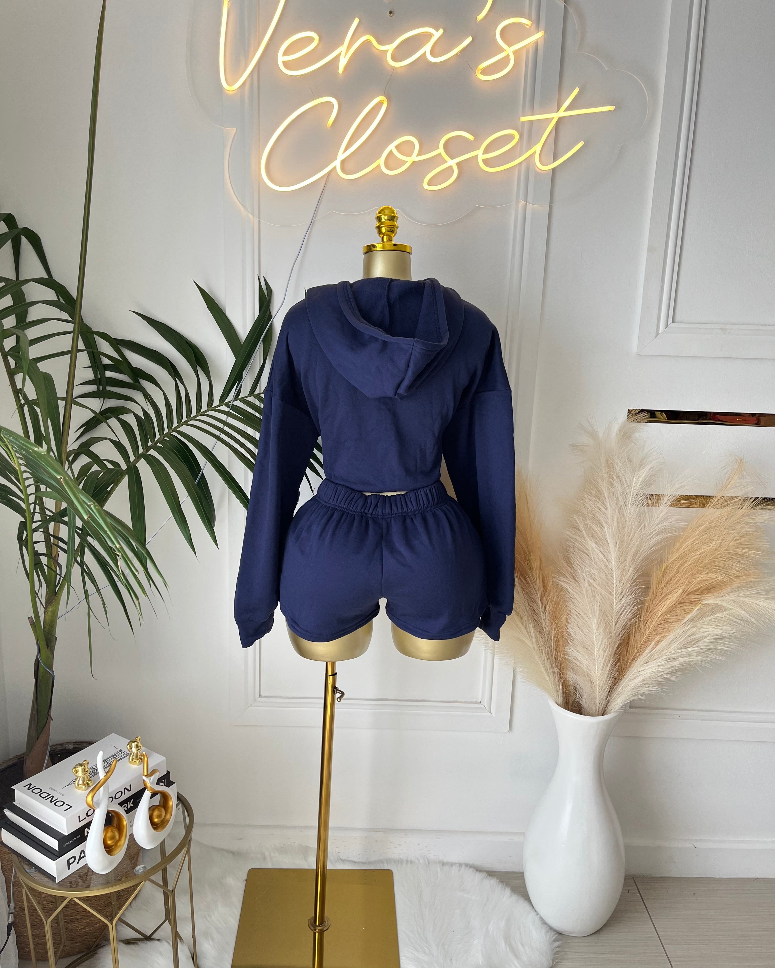 Navy Sporty Chic 3-Piece Set