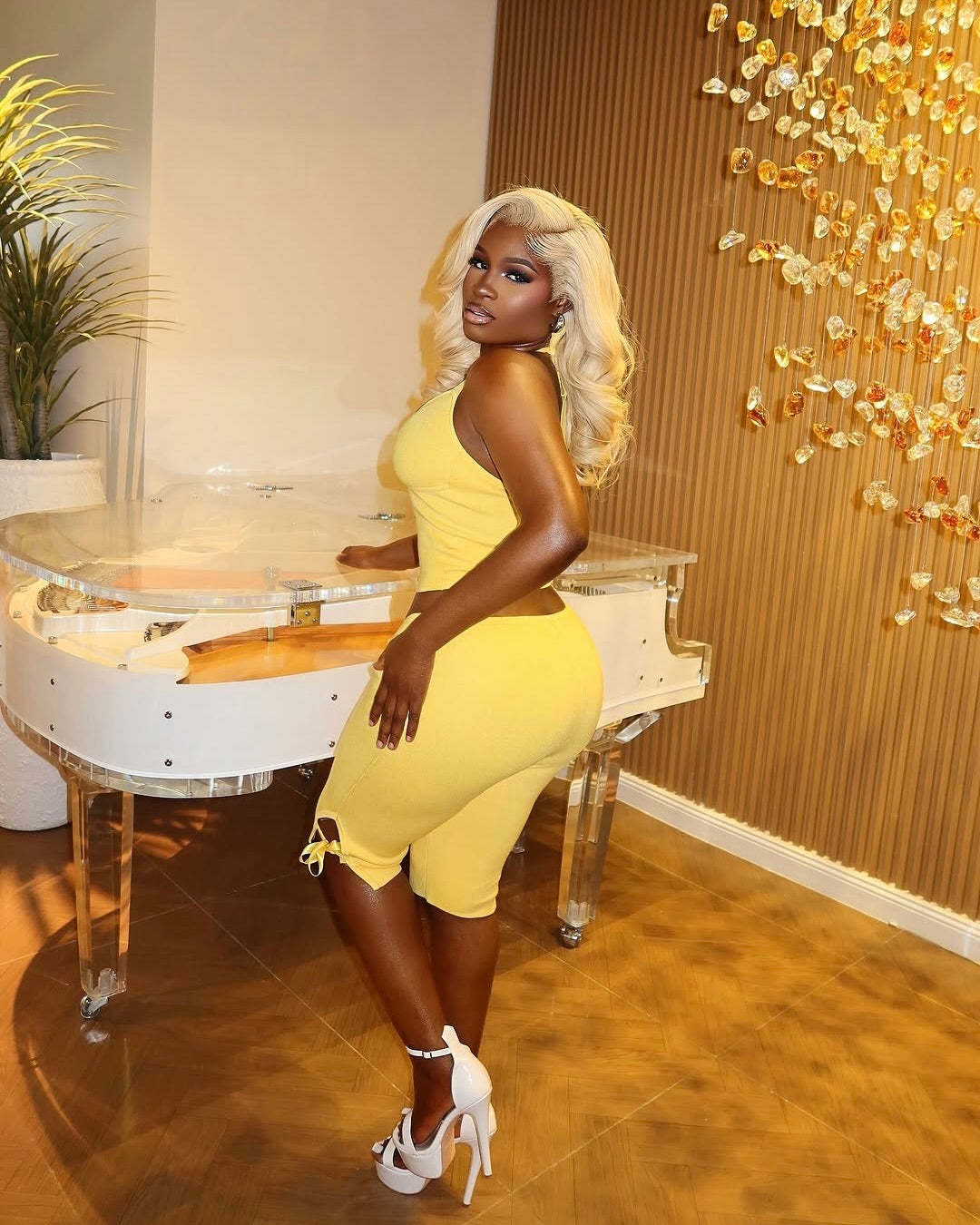 Sydney Lemon Two-Piece Short Set