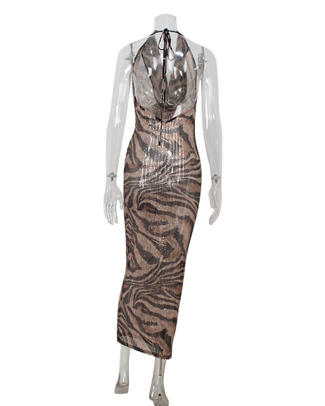 Odetta Halter Maxi Dress