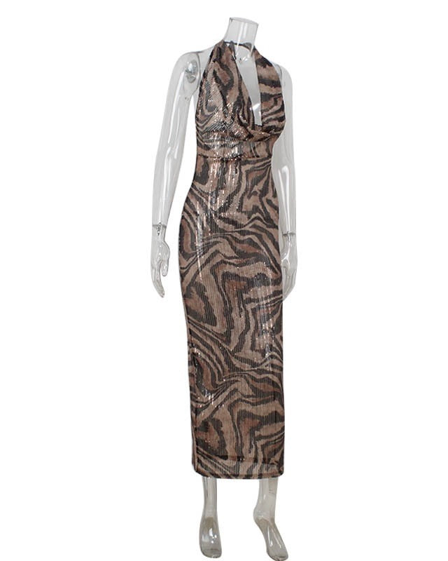 Odetta Halter Maxi Dress