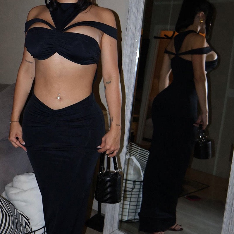 Aria Maxi Dress Black