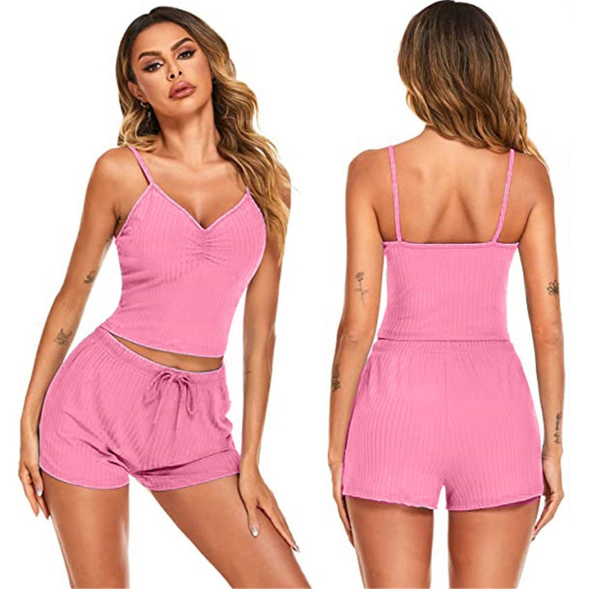 Jesse Ribbed Lounge Three-Piece Set
