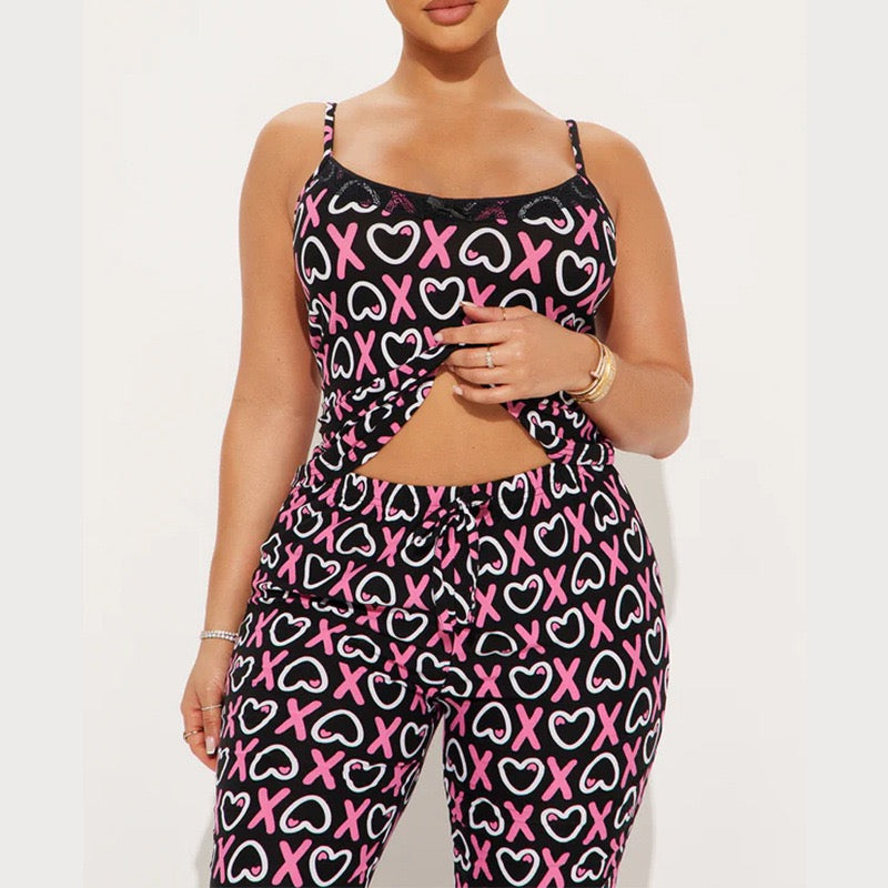 Adriana Printed Pejamas Set