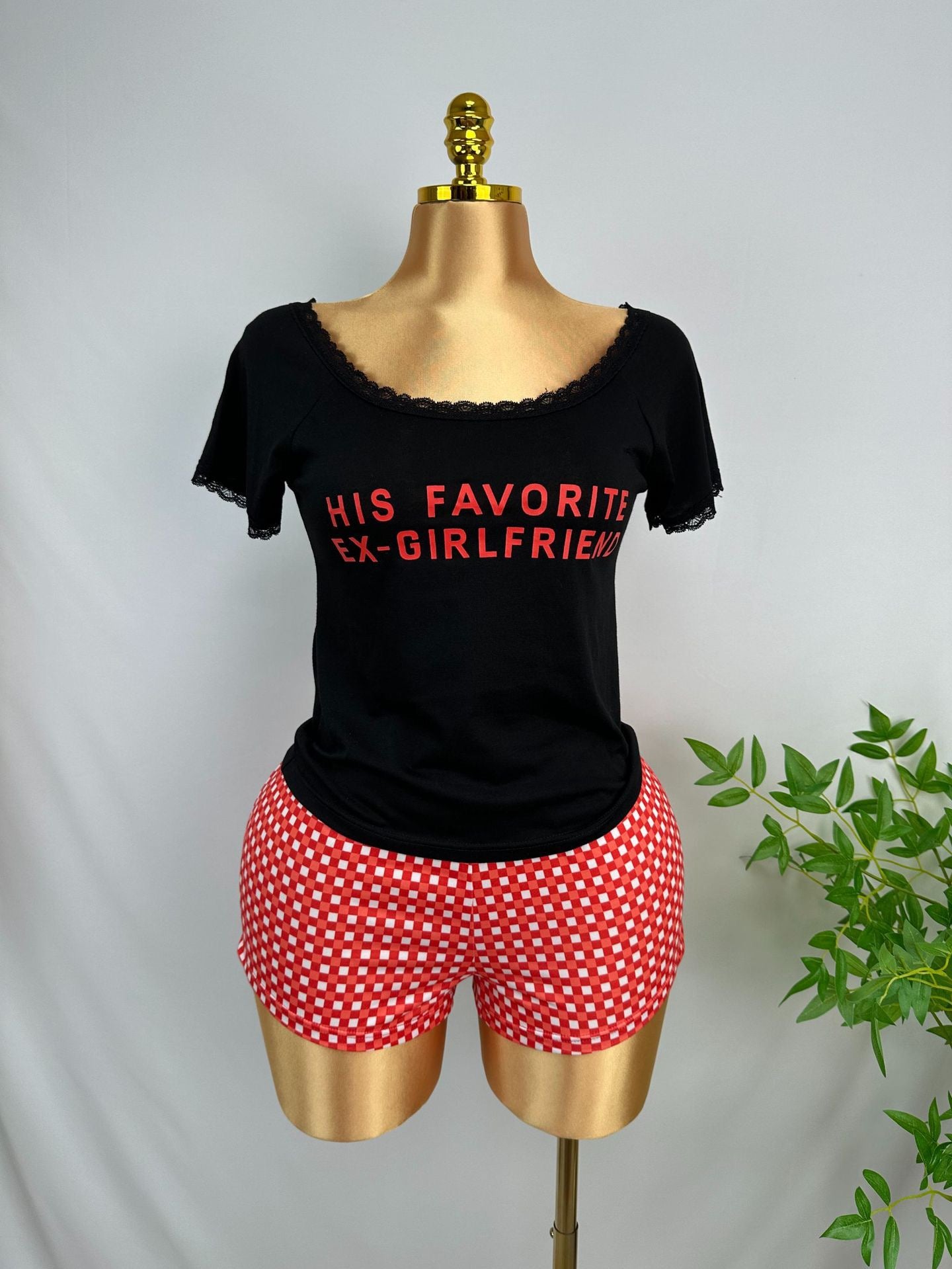 His Favourite Graphic Pejamas Set