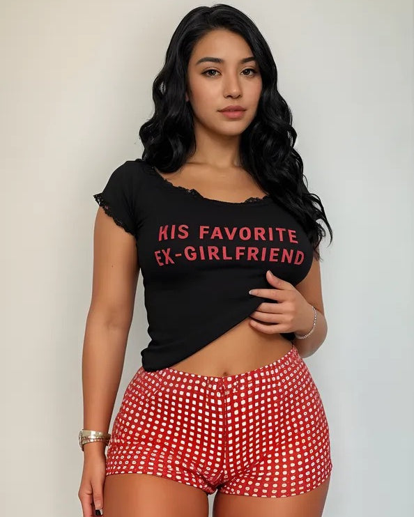 His Favourite Graphic Pajamas Set