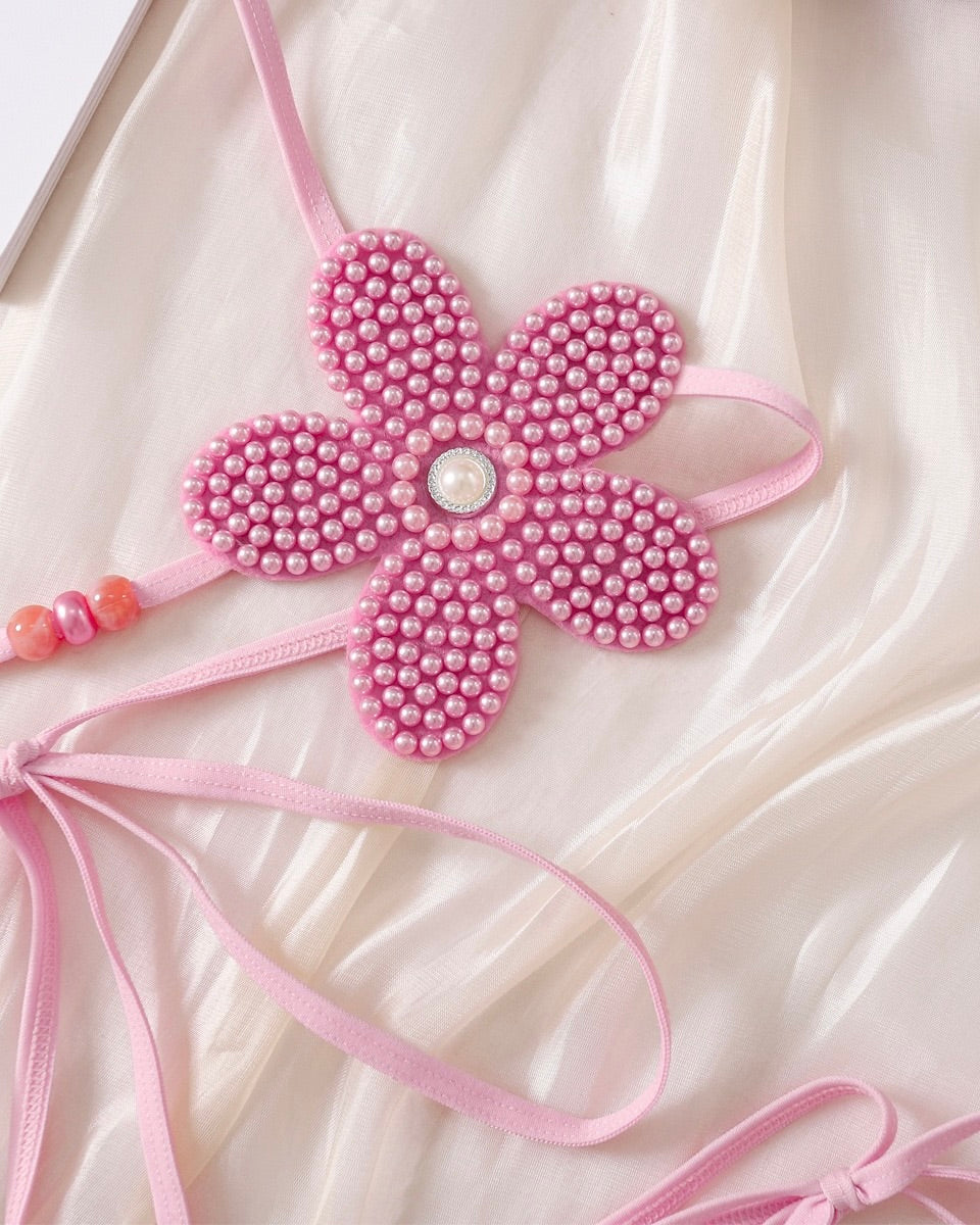 Misty Floral Micro Bikini Set