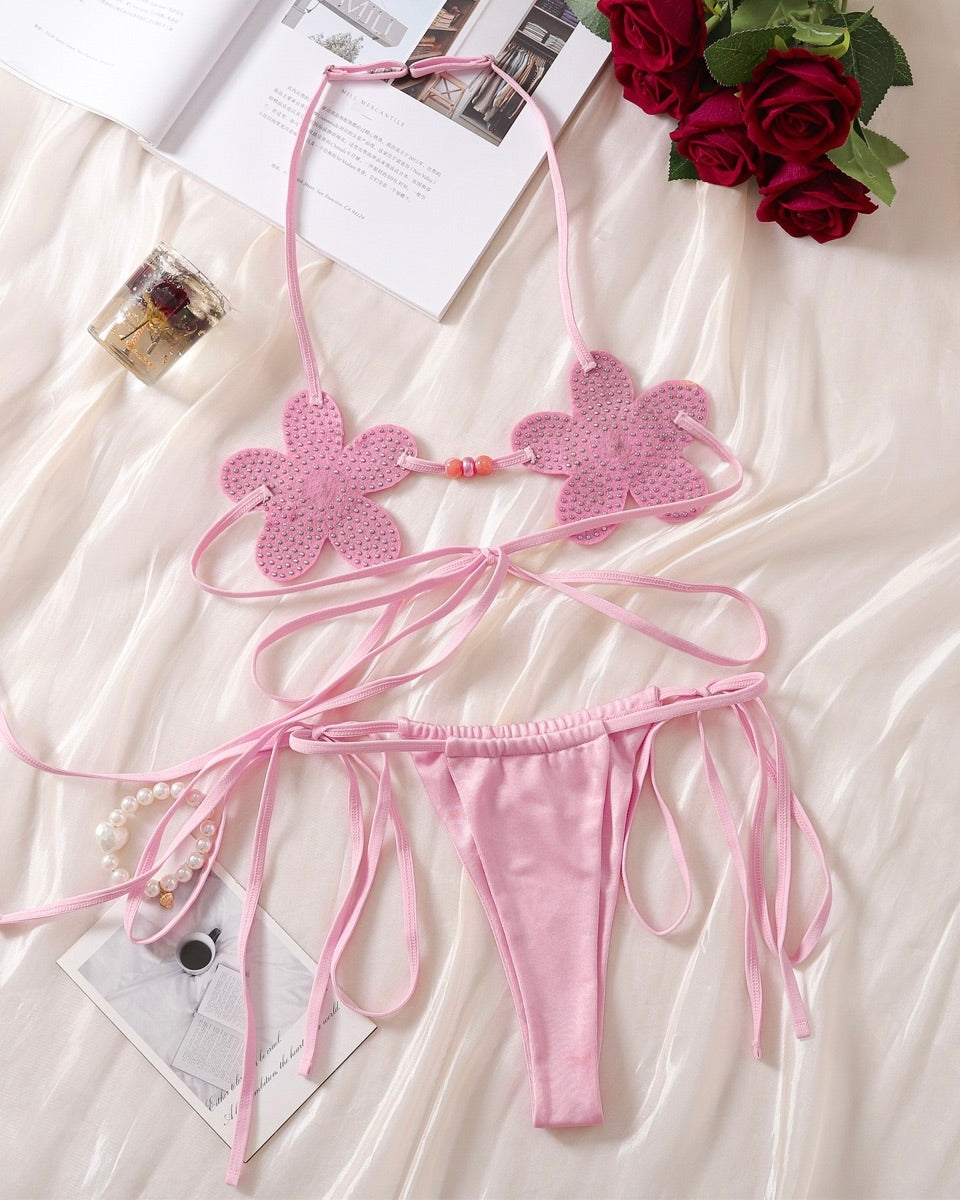 Misty Floral Micro Bikini Set