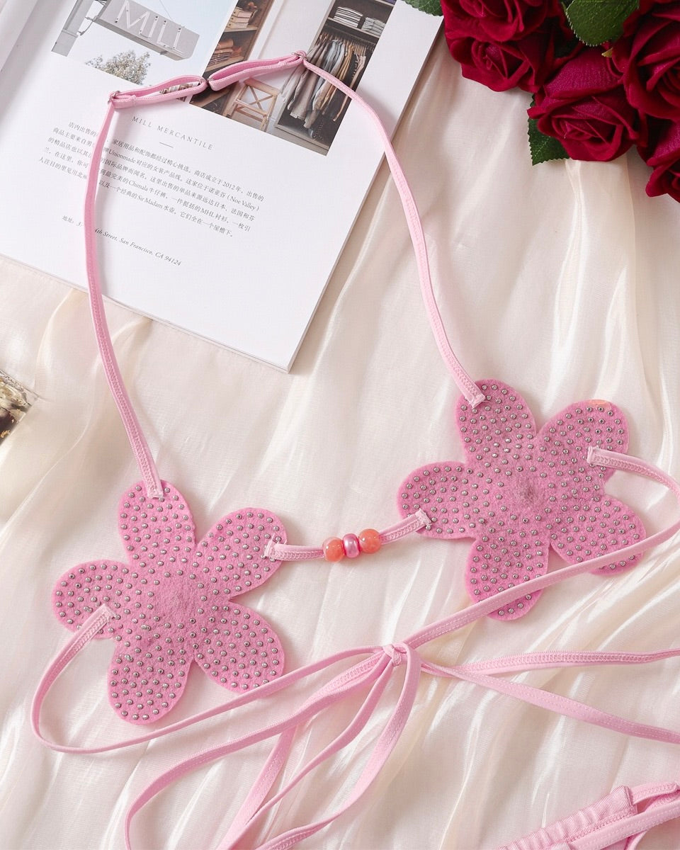 Misty Floral Micro Bikini Set