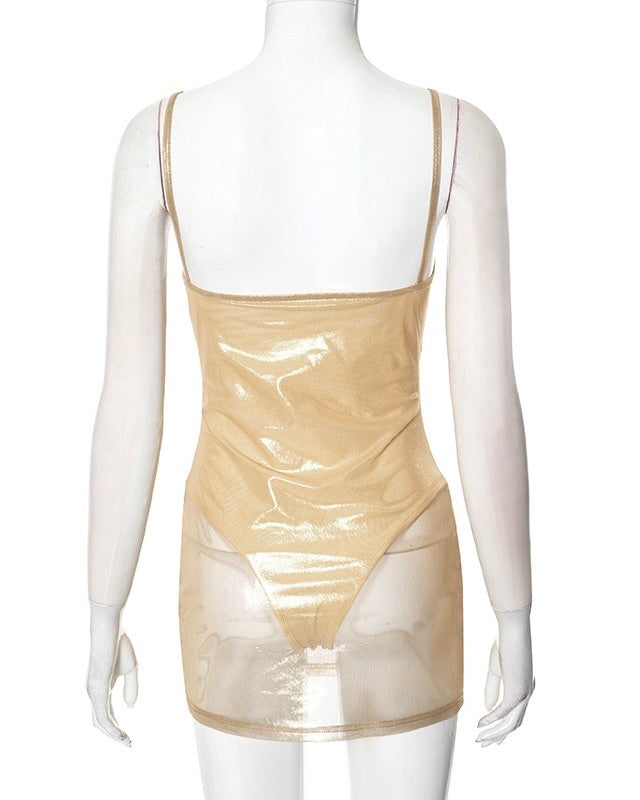 Amara Glitter Bodycon Mini Dress