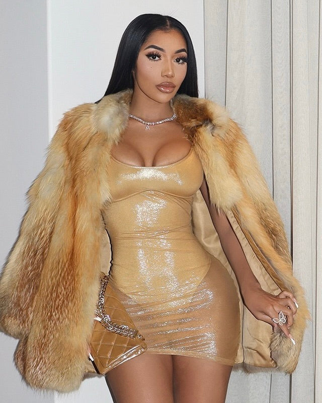 Amara Glitter Bodycon Mini Dress