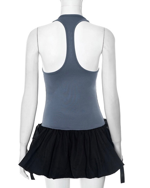Ariana Sporty Puff Mini Dress